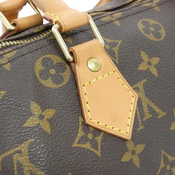 LOUIS VUITTON Brown Monogram Speedy 30 Boston Bag - Picture 4 of 9